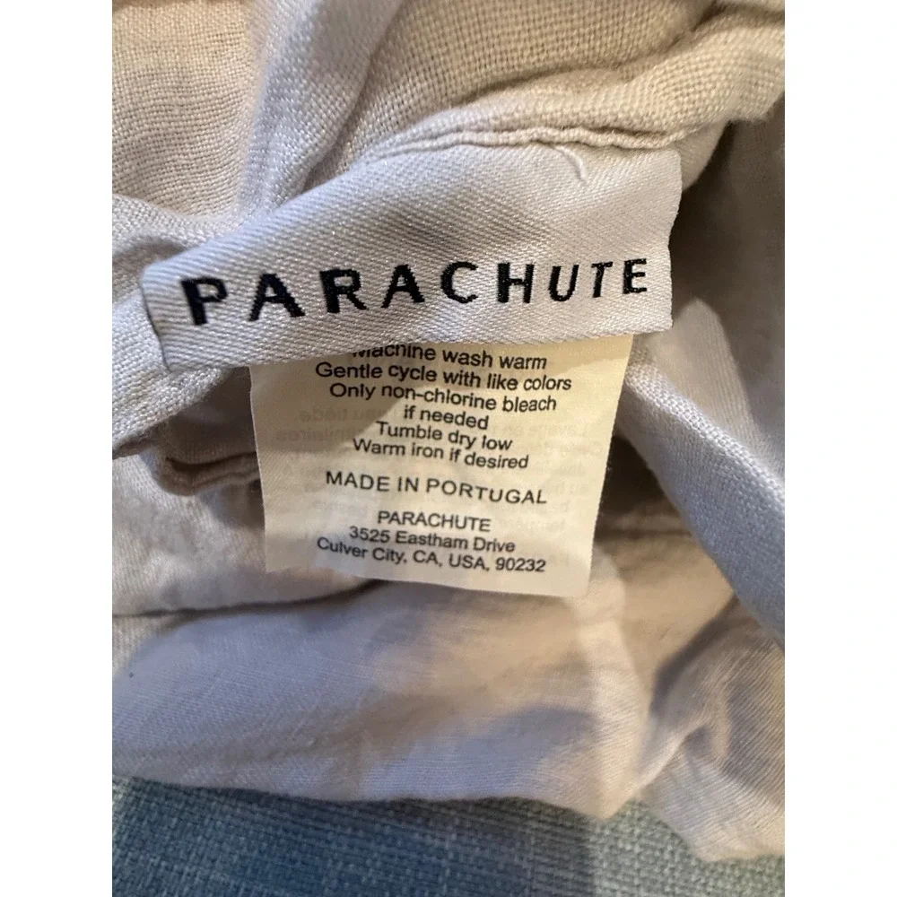 Parachute Home 100% Linen King Pillow Shams Set of 2 Fog Grey Made in Portugal